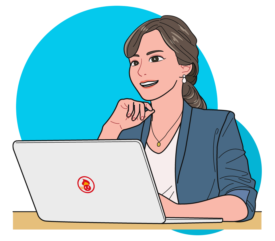 採用職の人イラスト